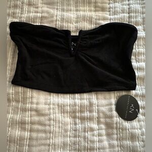 NWT Klassy Network V tube crop top